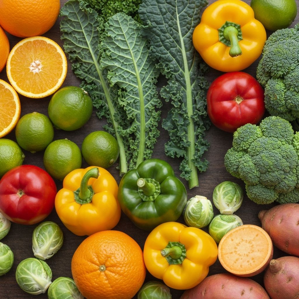 Assorted fruits and vegetables